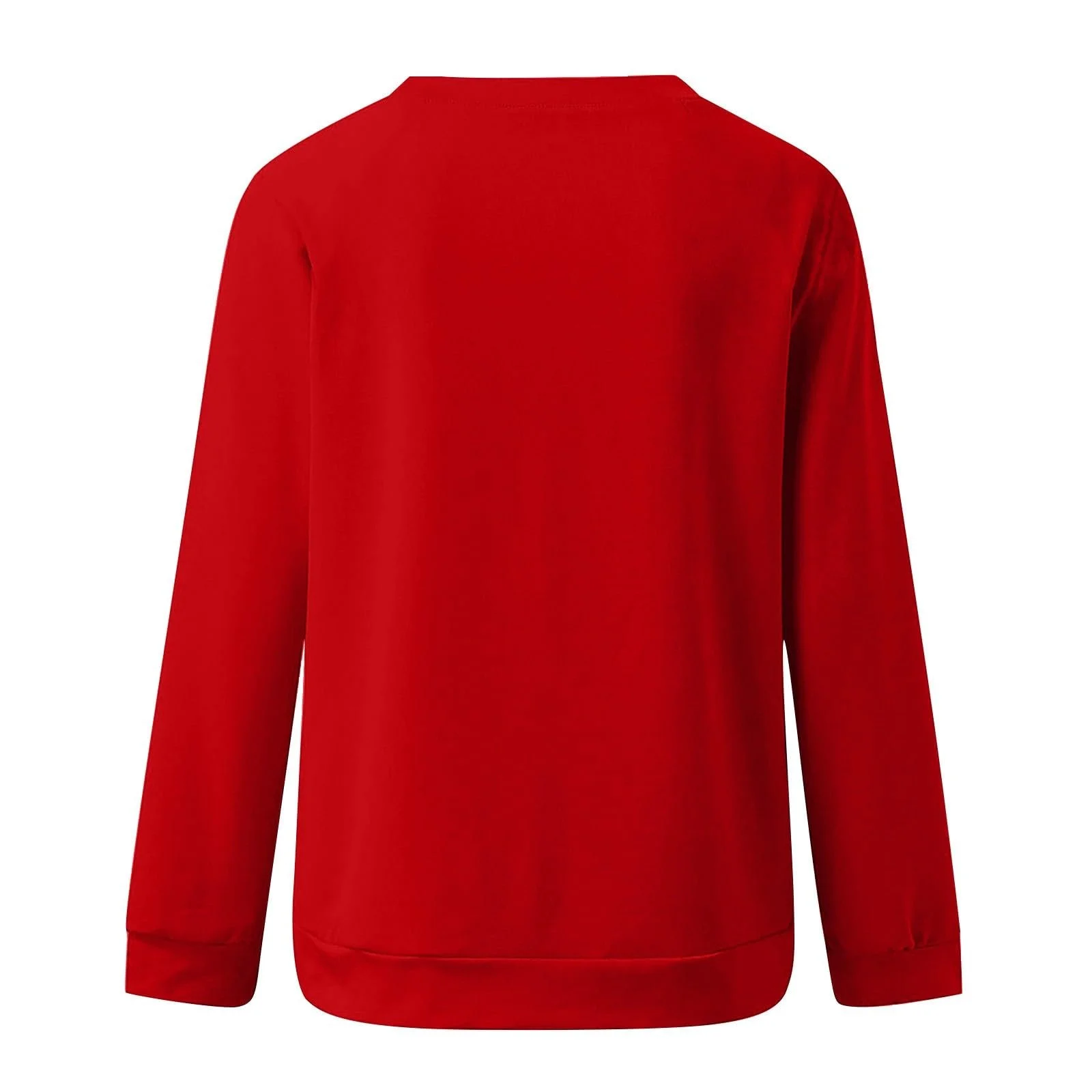 Женский пуловер NZYIHAO с принтом, свитшот, повседневный, с длинными рукавами, с круглым вырезом, больших размеров, рубашка, свободный джемпер, легкая туника, топы на подкладке, удобная длинная рубашка, женский джемпер, фото №5