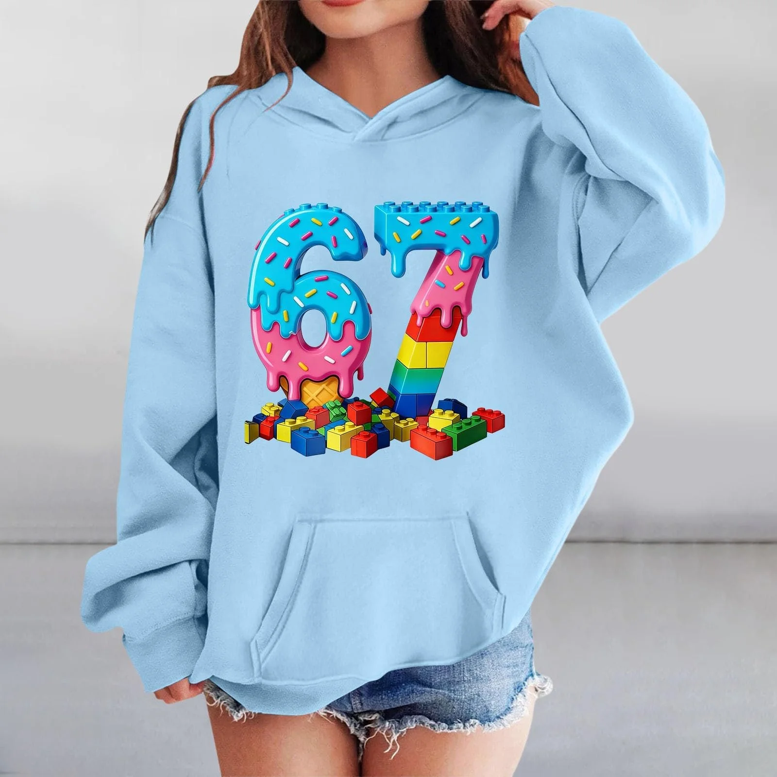 Худи 67 Prints 152, Мягкий Пуловер, Детские Свитеры, Теплое Худи, Уютный Джемпер 176 134 164, Детская Одежда, Флисовая Куртка, Флисовый Джемпер, Тренировочная Куртка, фото №3