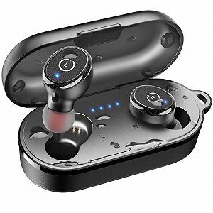 Наушники TOZO T10 Беспроводные Bluetooth 5.3 с 45 часами автономной работы, стерео внутриквальные, IPX8 водонепроницаемые с микрофоном, премиум бас для спорта - Фото 1