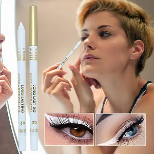 Підводка для очей Fowybe, з блискітками, чорна, водостійка, швидковисихаюча, гелева synthetic.ua - Фото 1