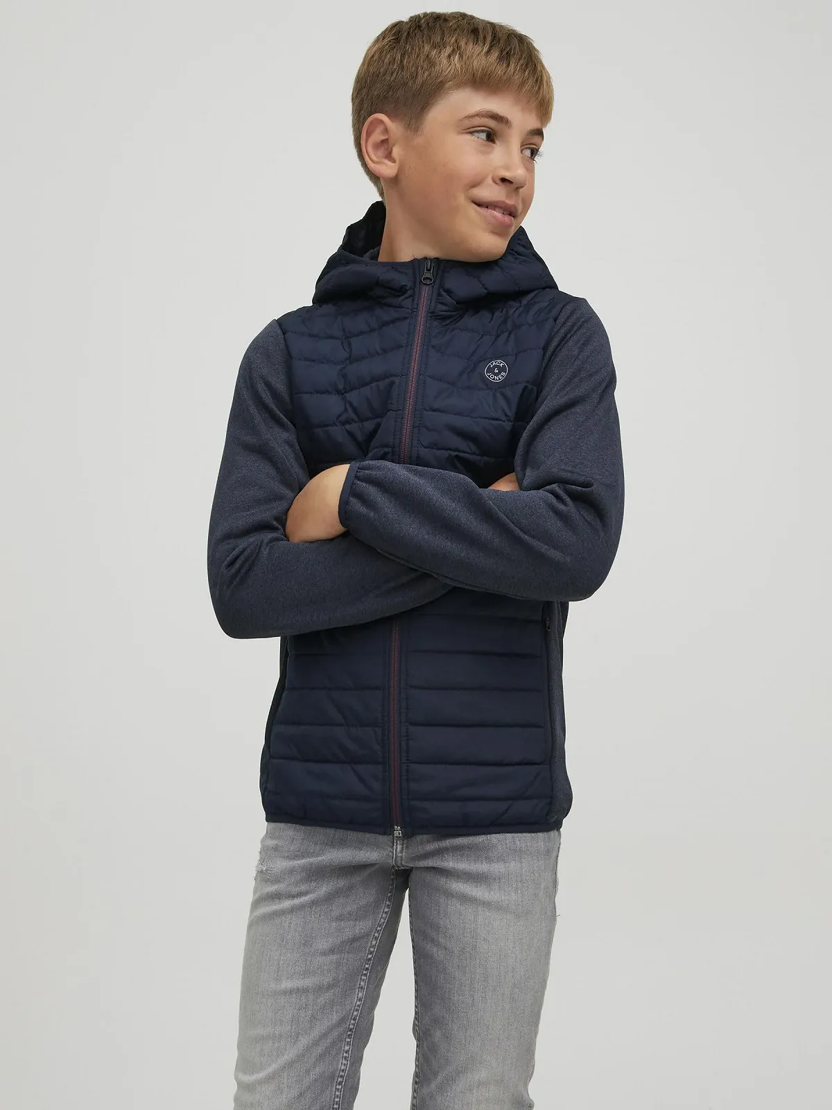 Куртка JACK & JONES Hybrid для хлопчика Junior, фото №3 Куртка JACK & JONES Hybrid для хлопчика Junior, фото №3