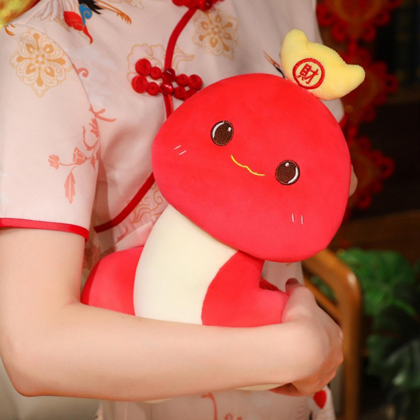 Плюшевий змій Generisch Червоний 2025, фото №9 Плюшевий змій Generisch Червоний 2025, фото №9