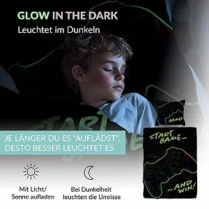 Детское постельное белье Carpe Sonno 135 x 200 см, игровой мотив, светящееся в темноте цена на synthetic.ua - Фото 1 Детское постельное белье Carpe Sonno 135 x 200 см, игровой мотив, светящееся в темноте synthetic.ua - Фото 1