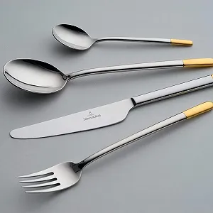 Набір столових приборів Villeroy & Boch Ella Gold Plated, 24 предмети synthetic.ua - Фото 1