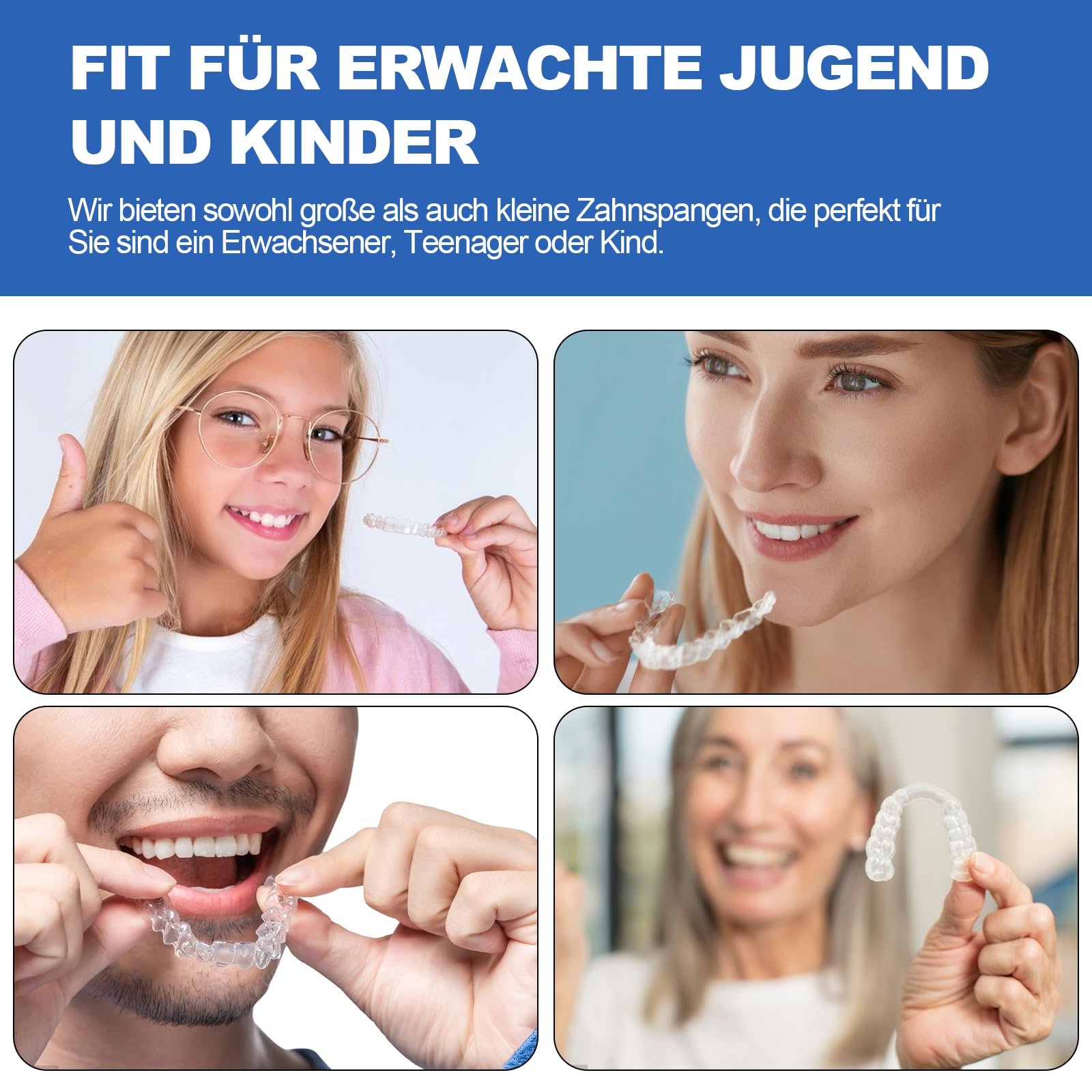 Капа від бруксизму (4 шт.) 2 розміри, Формована від хропіння, Захисна, фото №5