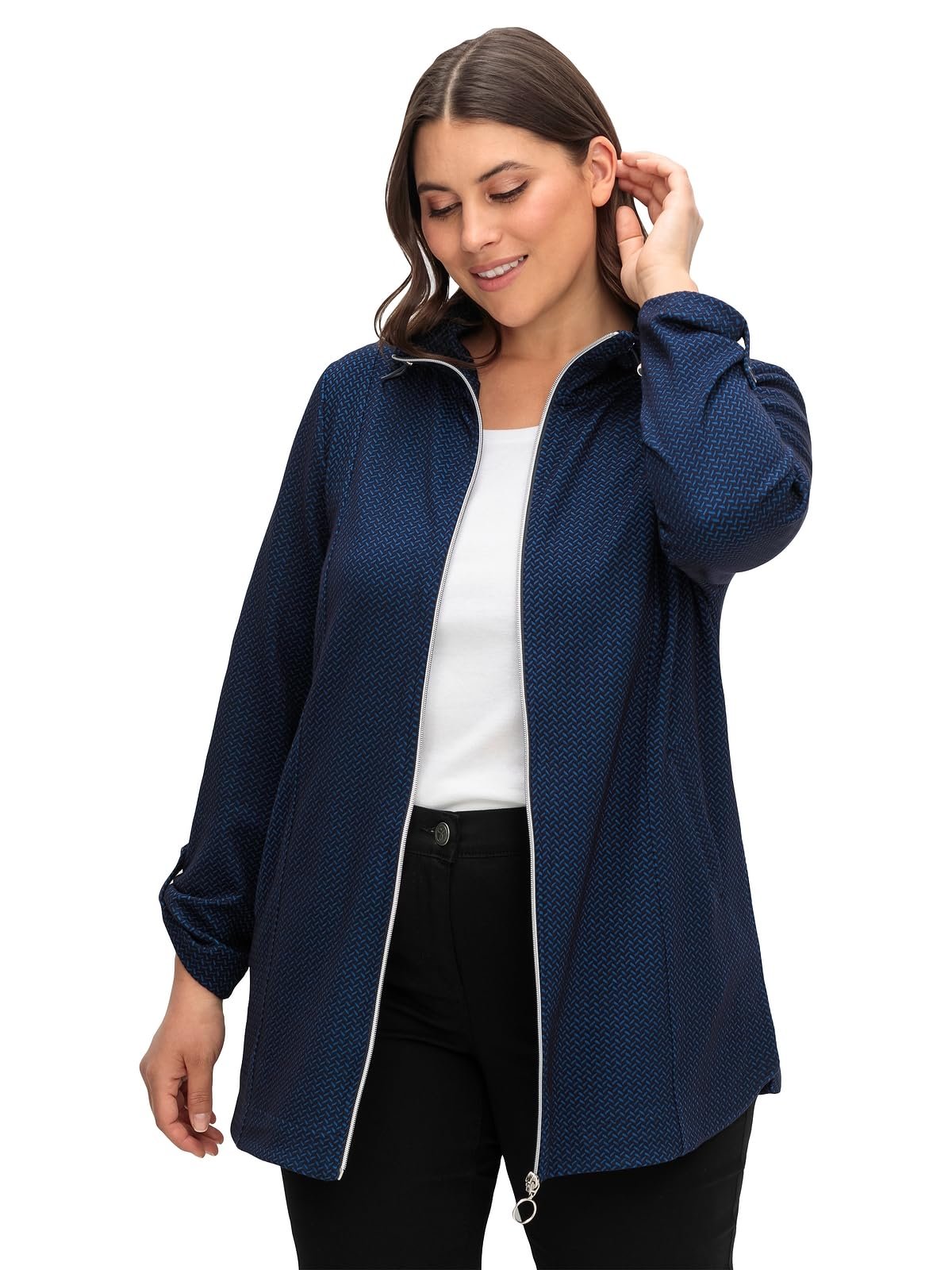 Жіноча куртка Sheego Plus Size, спортивний стиль, фото №1