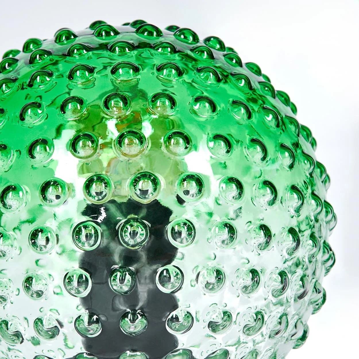 Настільна лампа HOFSTEIN Maiorca скло/метал Ø 16.5 см E27 Зелений/Прозорий/Пурпуровий/Чорний, фото №4