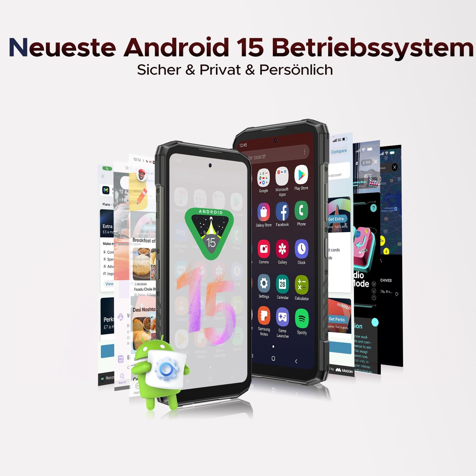 Защищенный смартфон DOOGEE Blade 20 Play Android 15 5G Dimensity 7050 10300 мАч 32 ГБ + 256 ГБ, фото №6