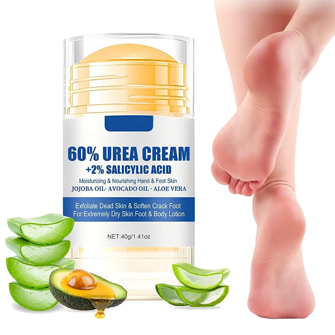 Бальзам-стик для ног для сухой и потрескавшейся кожи пяток, фото №1 Бальзам-стик для ног для сухой и потрескавшейся кожи пяток, фото №1