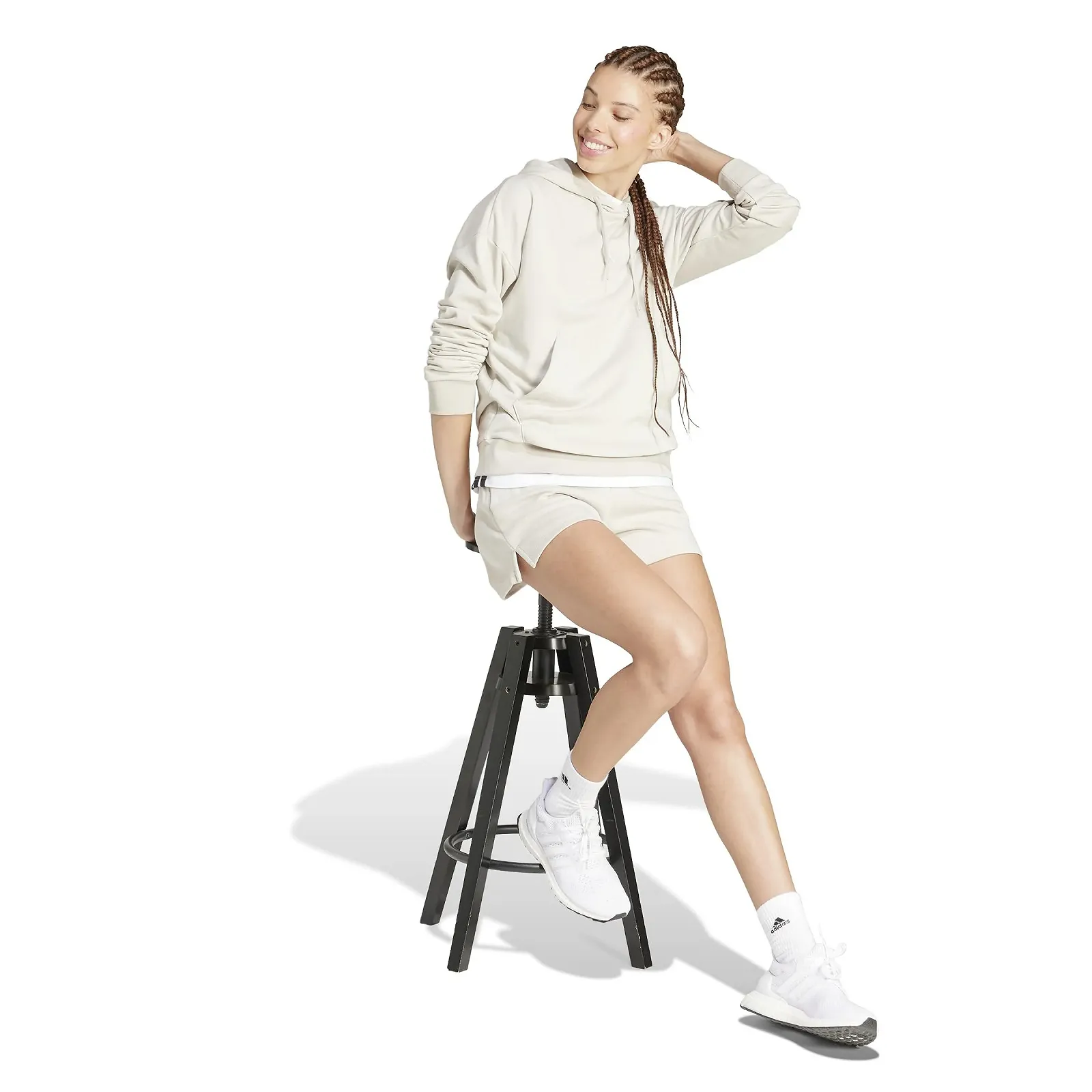 Женская Толстовка adidas Essentials Small Logo French Terry (1 шт. в упаковке), фото №6