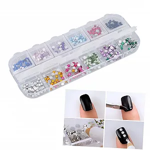 Блестки для ногтей Healvian Набор 3шт 12 Коровьи Ушки synthetic.ua - Фото 1