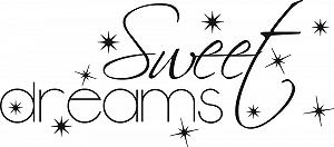 Настінна наклейка GRAZDesign Sweet Dreams 90 x 40 см Чорний synthetic.ua - Фото 1