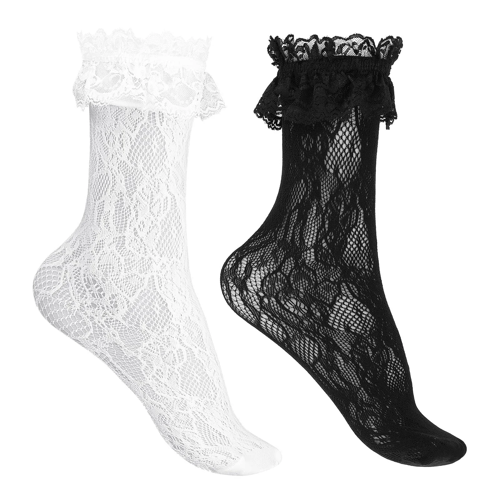 Шкарпетки з рюшами, Мереживні шкарпетки Жіночі, фото №7