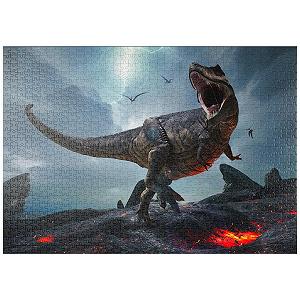 Пазл MyPuzzle Special Collection by Puzzle Galaxy Tyrannosaurus Rex, in a Rough Prehistoric World 1000 элементов - Фото 1