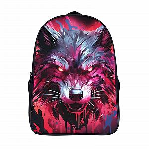 Ранець Wolf DPEOANEBN для дівчинки підлітка, шкільний, початкова школа, дитячий, повсякденний, 40x28x16 см - Фото 1