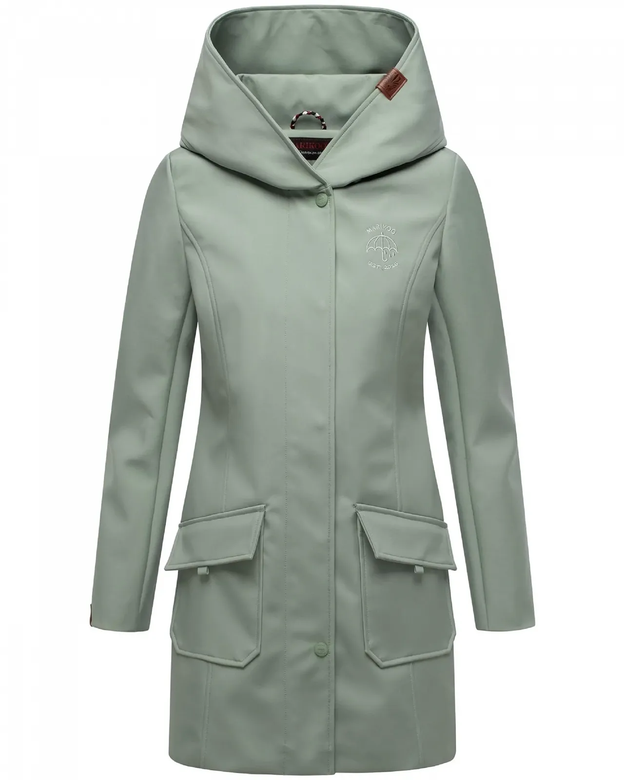 Перехідна куртка Marikoo Mayleen Жіноча Куртка Softshell Водонепроникна дихаюча з капюшоном, фото №4 Перехідна куртка Marikoo Mayleen Жіноча Куртка Softshell Водонепроникна дихаюча з капюшоном, фото №4