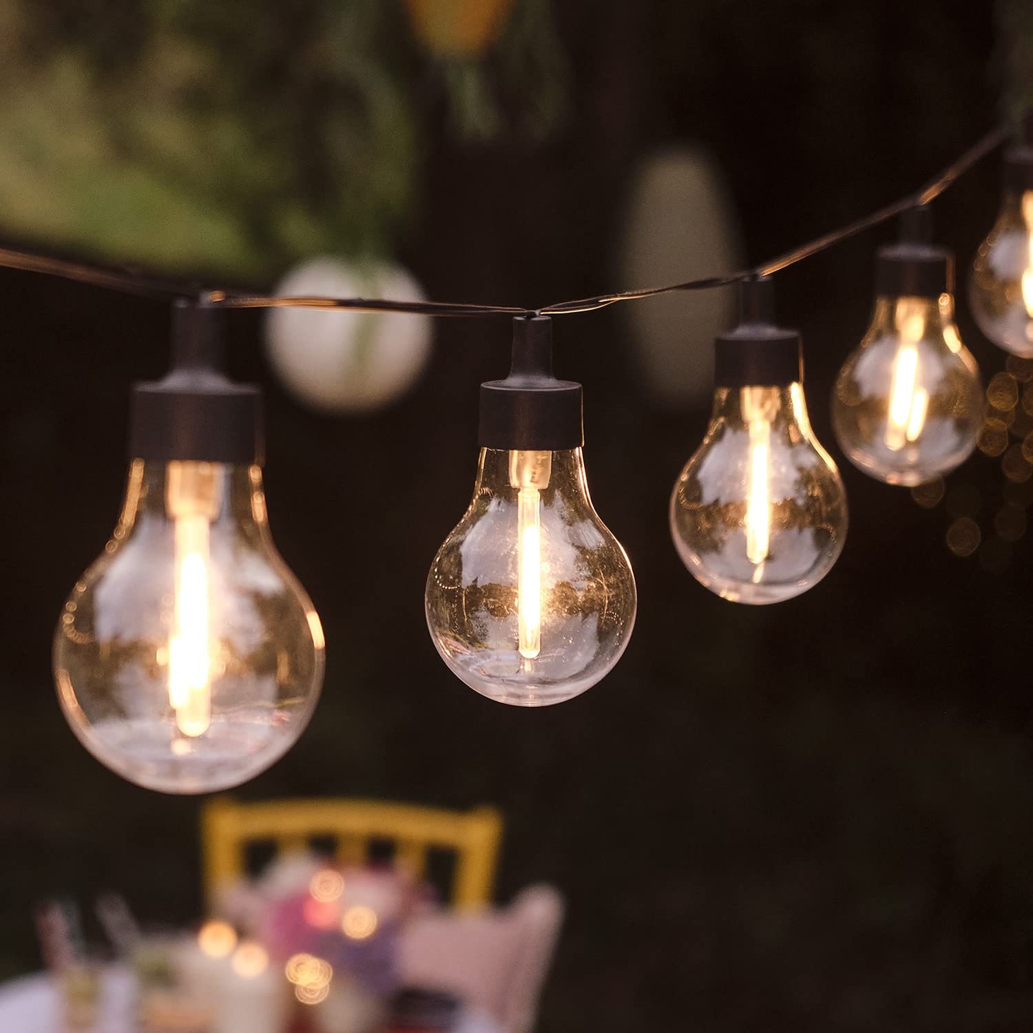 Гірлянда Lights4fun 20 LED Party Теплий білий, фото №3
