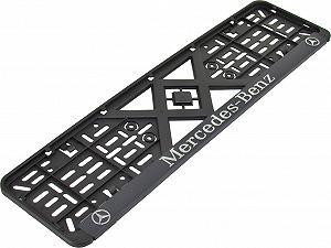 Рамка номерного знаку Bi-Plast обємні букви Mercedes Benz BP-276 - Фото 1