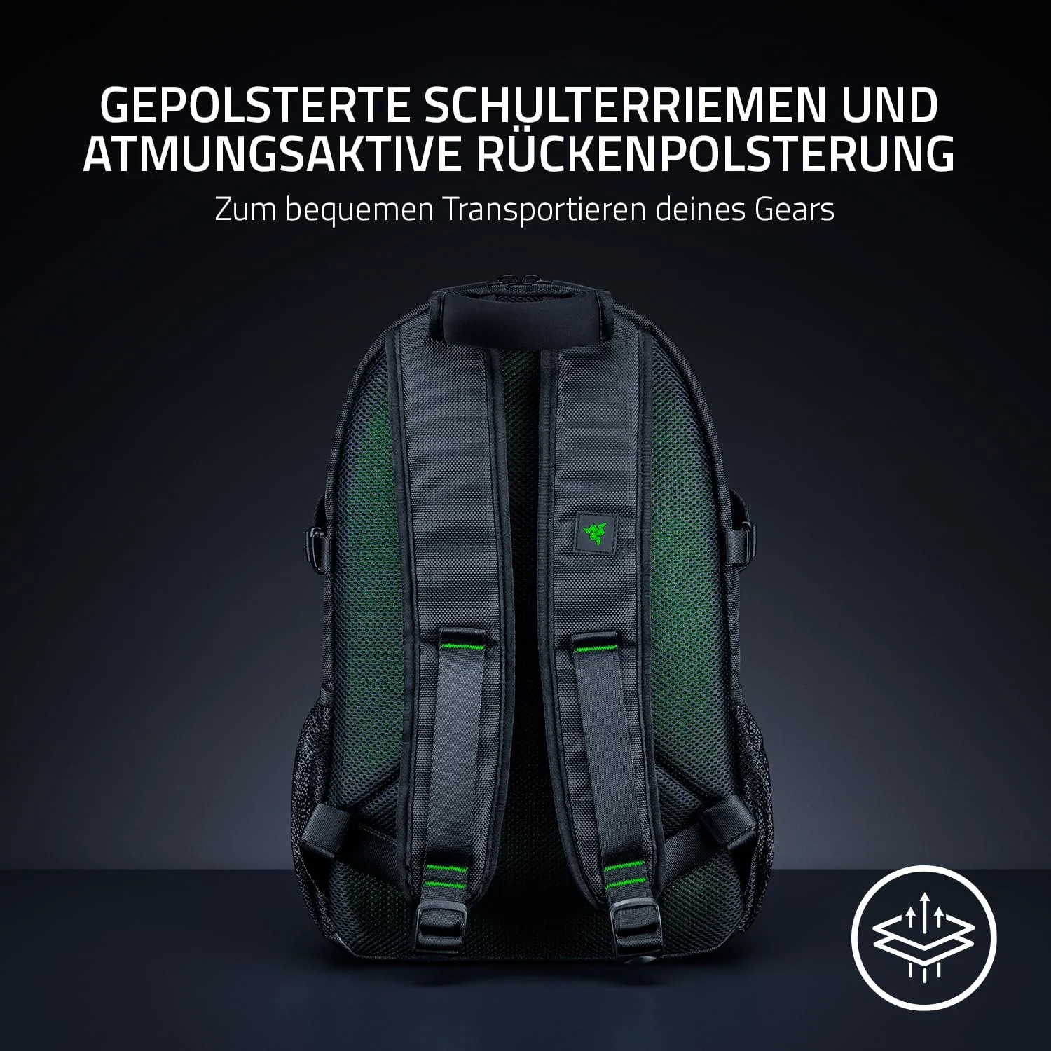 Рюкзак для ноутбука Razer Rogue V3 13.3 дюйма Black Edition Black, фото №7