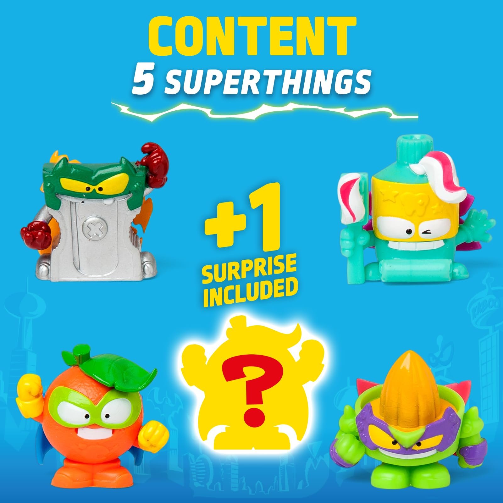 Игровой набор SuperThings, 5 шт (включая 1 сюрприз, 1 серебряного капитана), фото №2