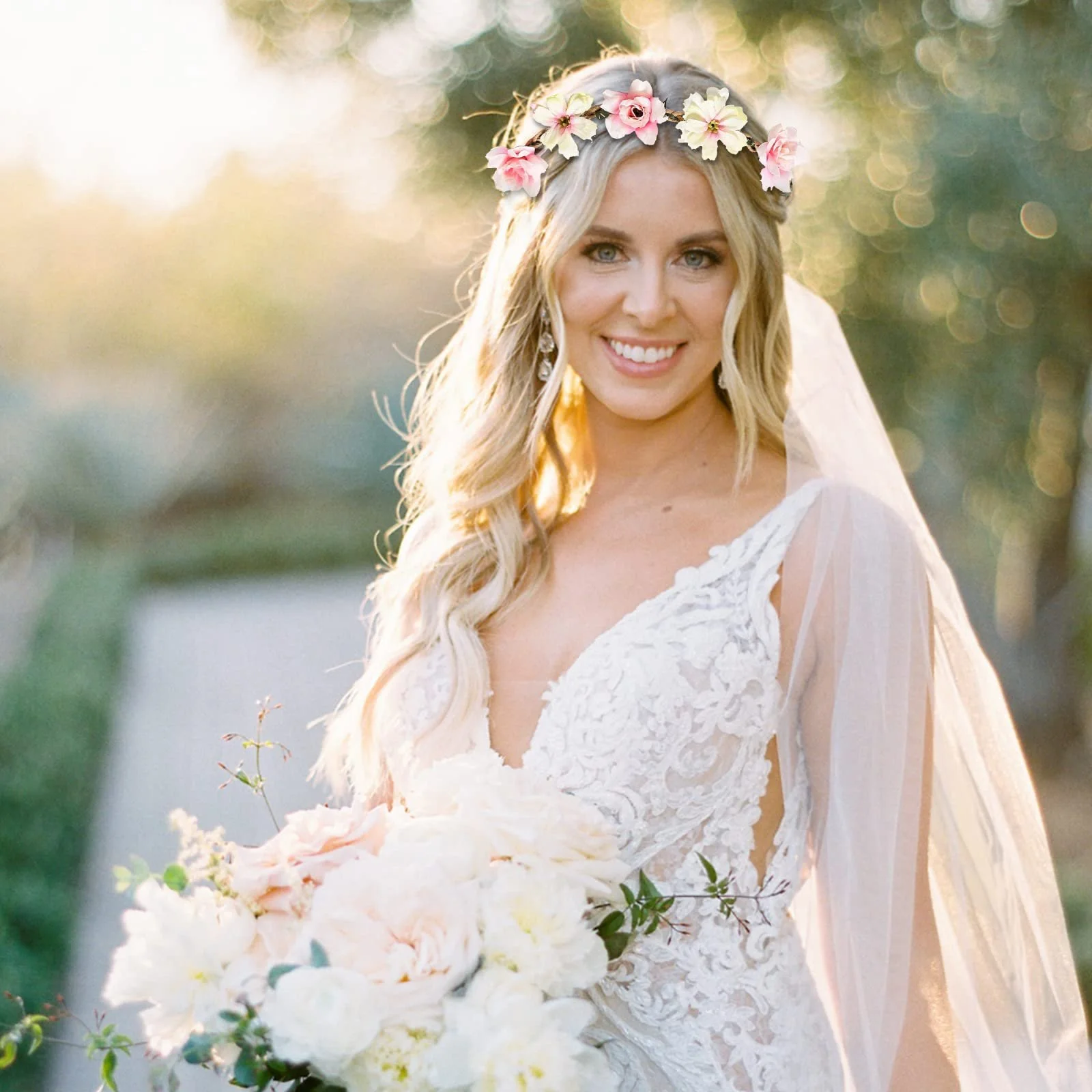 Вінок Квітка Троянди VEGCOO, фото №7 Вінок Квітка Троянди VEGCOO, фото №7