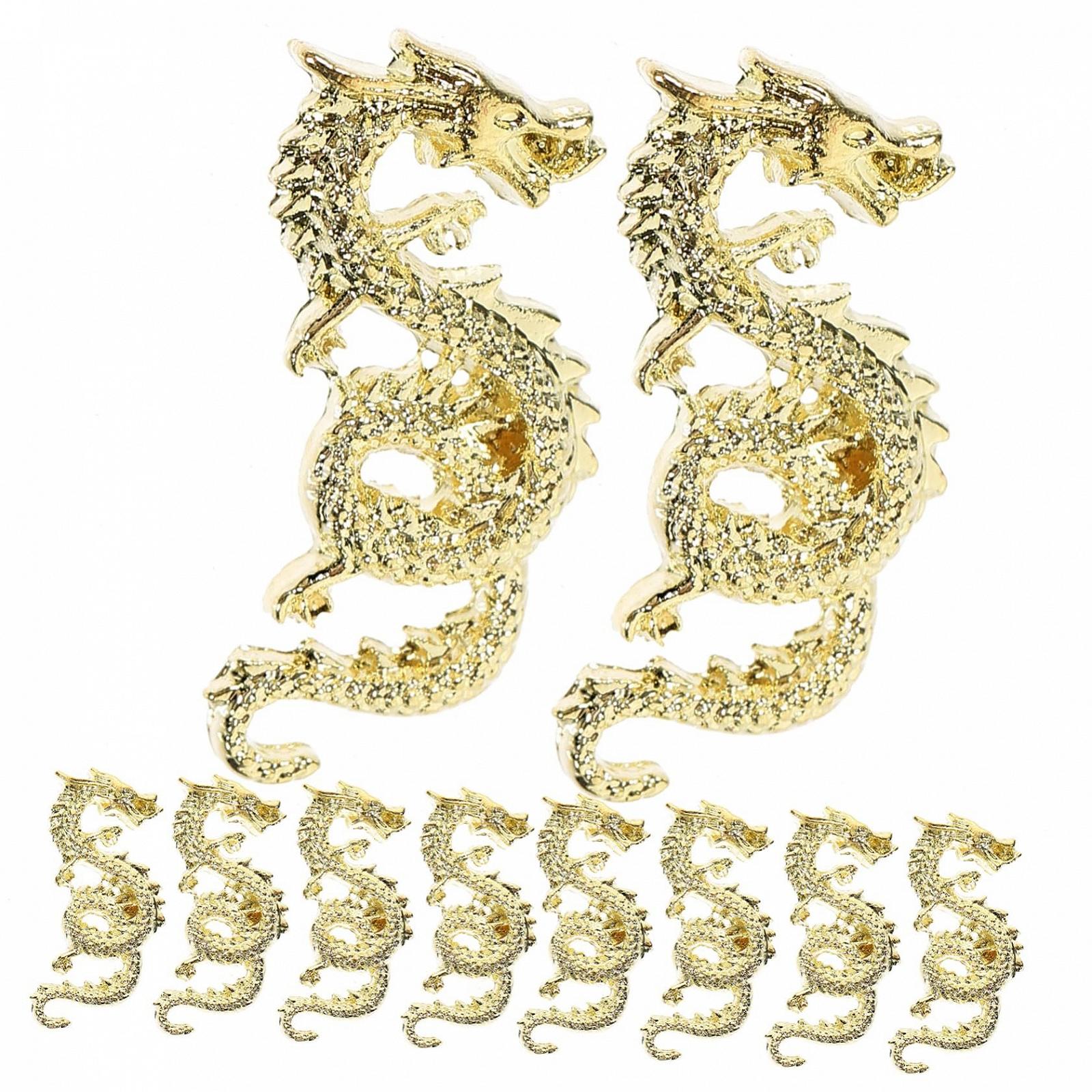 Набор Аксессуаров для Маникюра 20 шт Рождественский Рождественский Горький Стоп Выпускной Рождественское Украшение для Ногтей Декор для Ногтей Подвеска для Ногтей для Женщин Золотой Сплав, фото №4