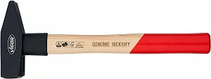 Слесарный молоток ViGOR V2662-1000 1000 г с рукояткой из гикори и резиновой защитой 360 мм synthetic.ua - Фото 1