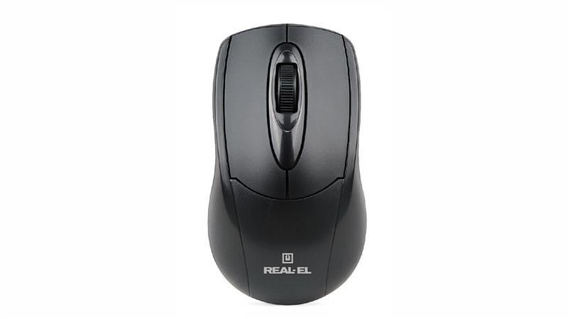 Комплект клавіатура миша REAL-EL Standard 503 Kit Black USB UAH EL123100022, фото №3