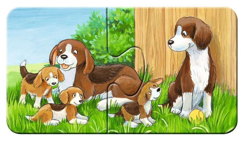Пазл дитячий Ravensburger My First Puzzle Animal Families on the Farm 05072 9 x 2 деталі, фото №5