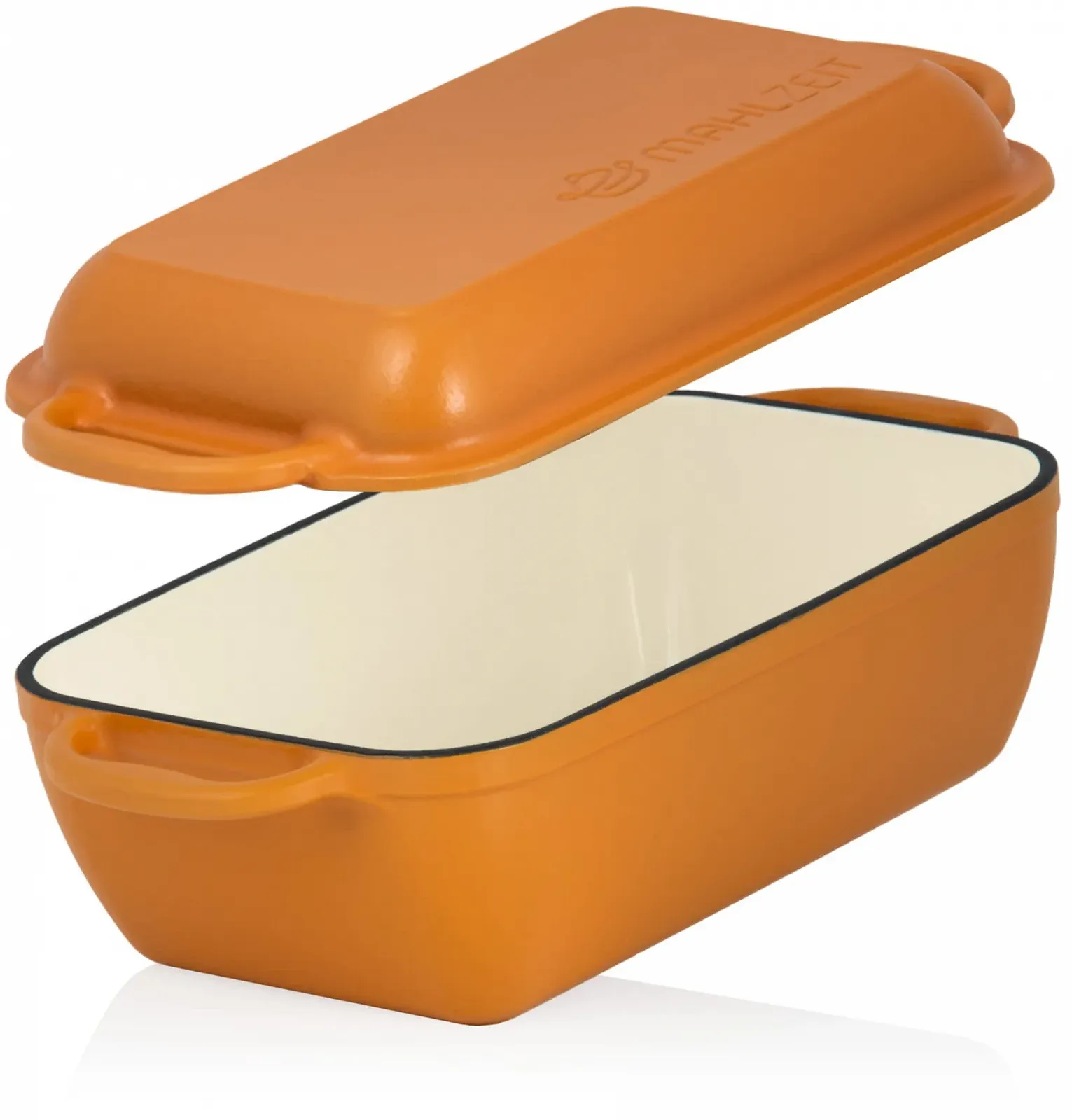 Жаровня Mahlzeit / 4.8 л. / Помаранчевий, фото №1