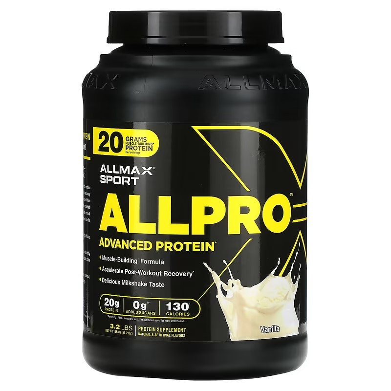Протеїн Allmax Nutrition ALLPRO Advanced Protein 1453 г Ваніла, фото №1