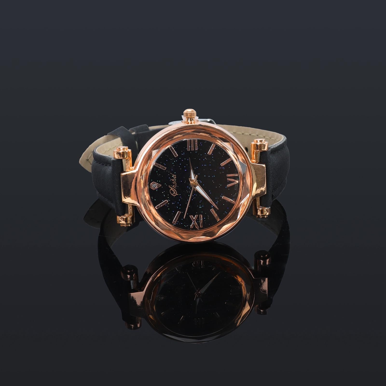 Жіночий аналоговий кварцовий годинник Generisch з шкіряним ремінцем, фото №5 Жіночий аналоговий кварцовий годинник Generisch з шкіряним ремінцем, фото №5