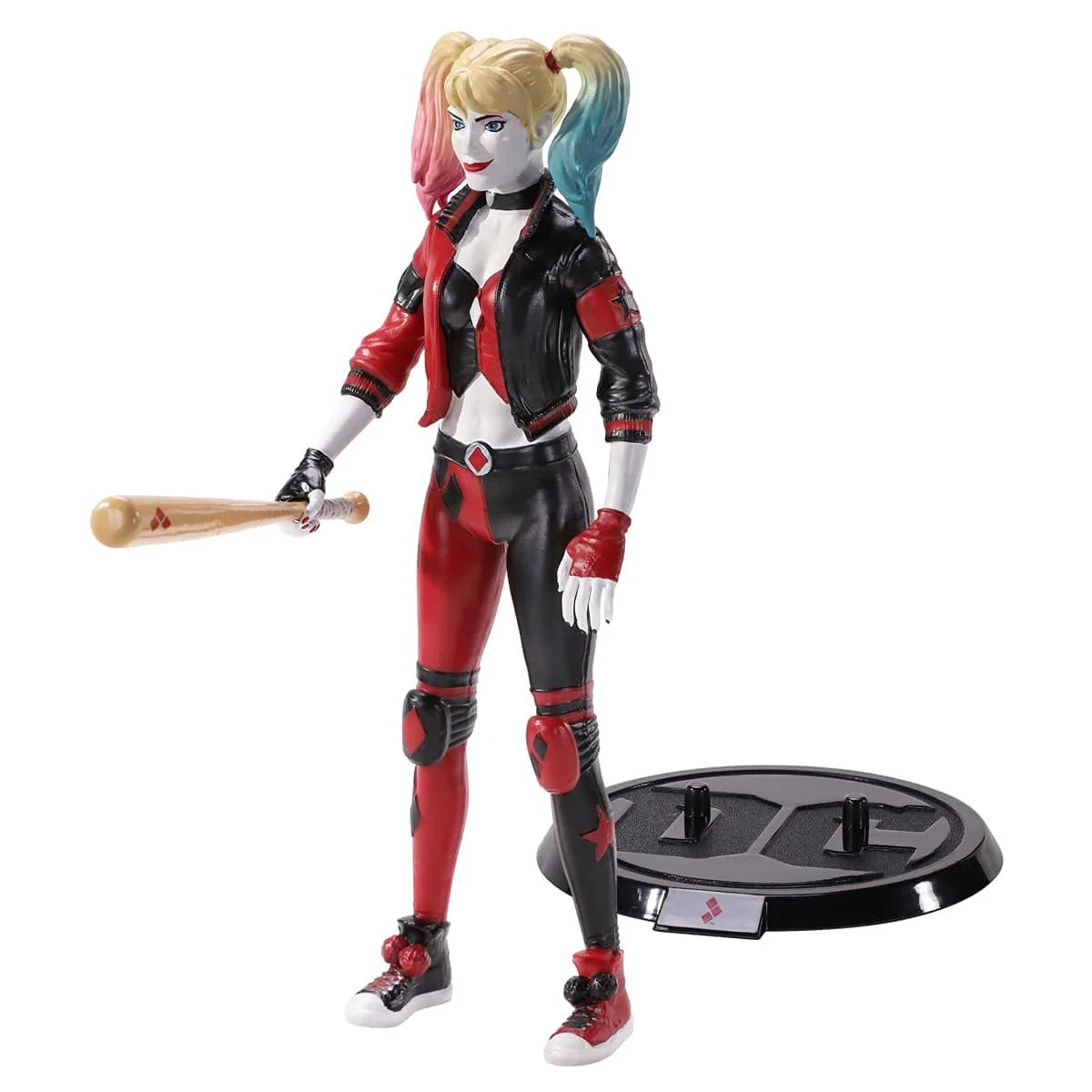 Ігрова фігурка Noble Toys Bendyfigs DC Comics Harley Rebirth гнучка з аксесуарами, фото №1
