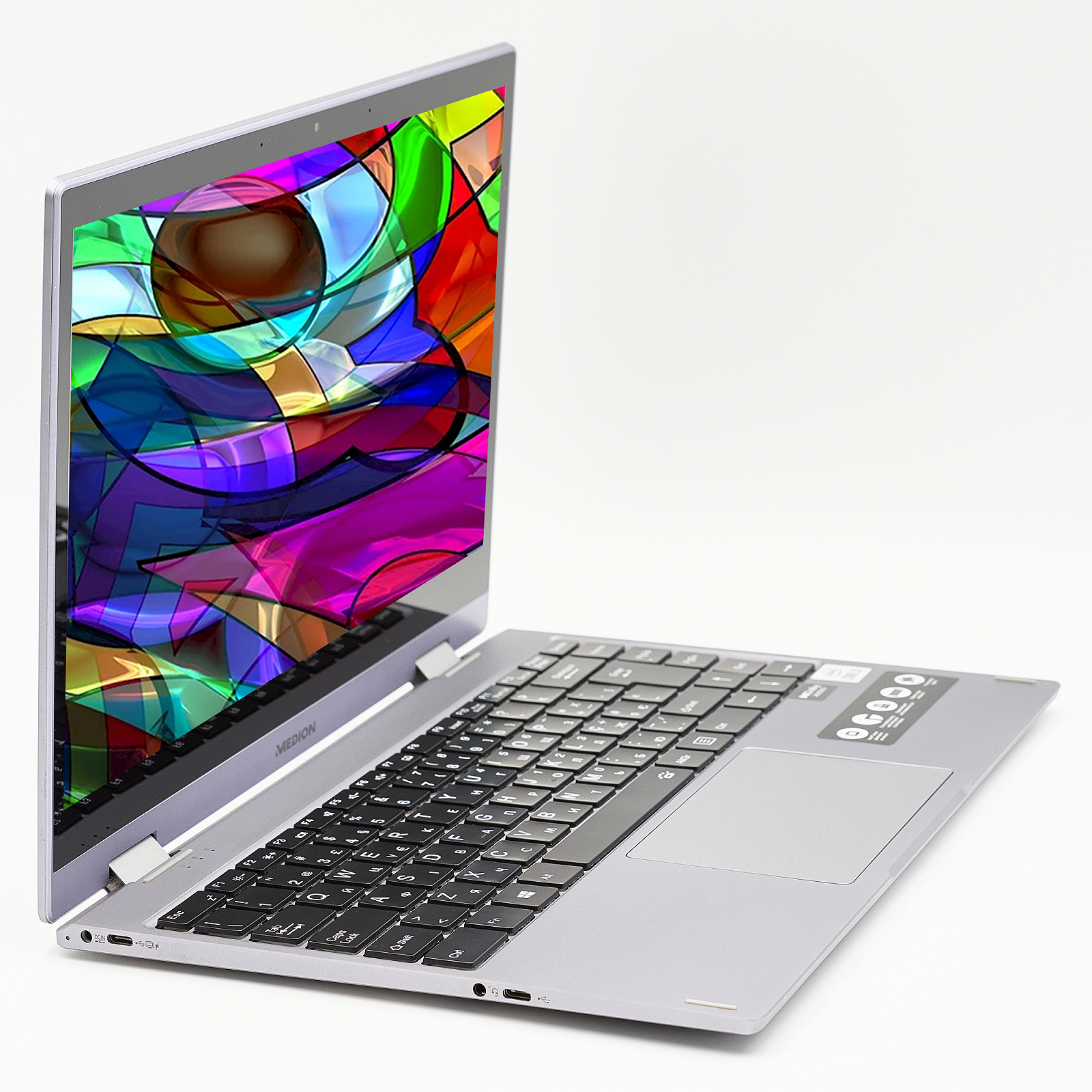 Ноутбук-планшет Medion S14405 YOGA Intel Core i3-10110U ОЗУ 4 ГБ SSD 512 ГБ Intel UHD Graphics подсветка клавиатуры 14 дюймов, фото №3