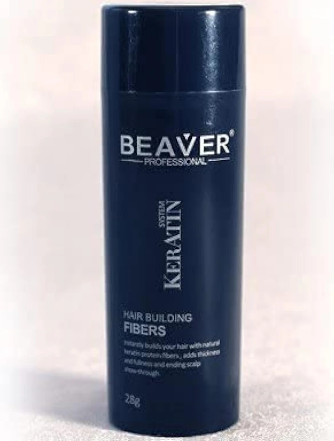 Волокна для волосся Beaver Keratin 28 г - Середньо-коричневий, фото №1