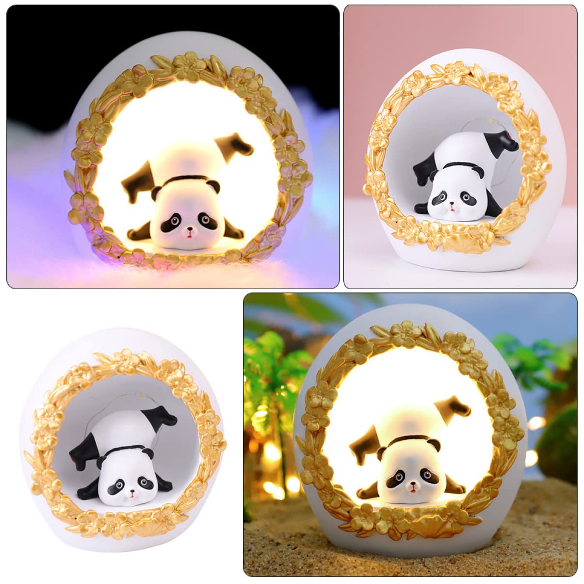 Лампа KITANDOVE Panda Star Panda Star Настольная лампа LED Перезарядная Ночная лампа Смола, фото №2