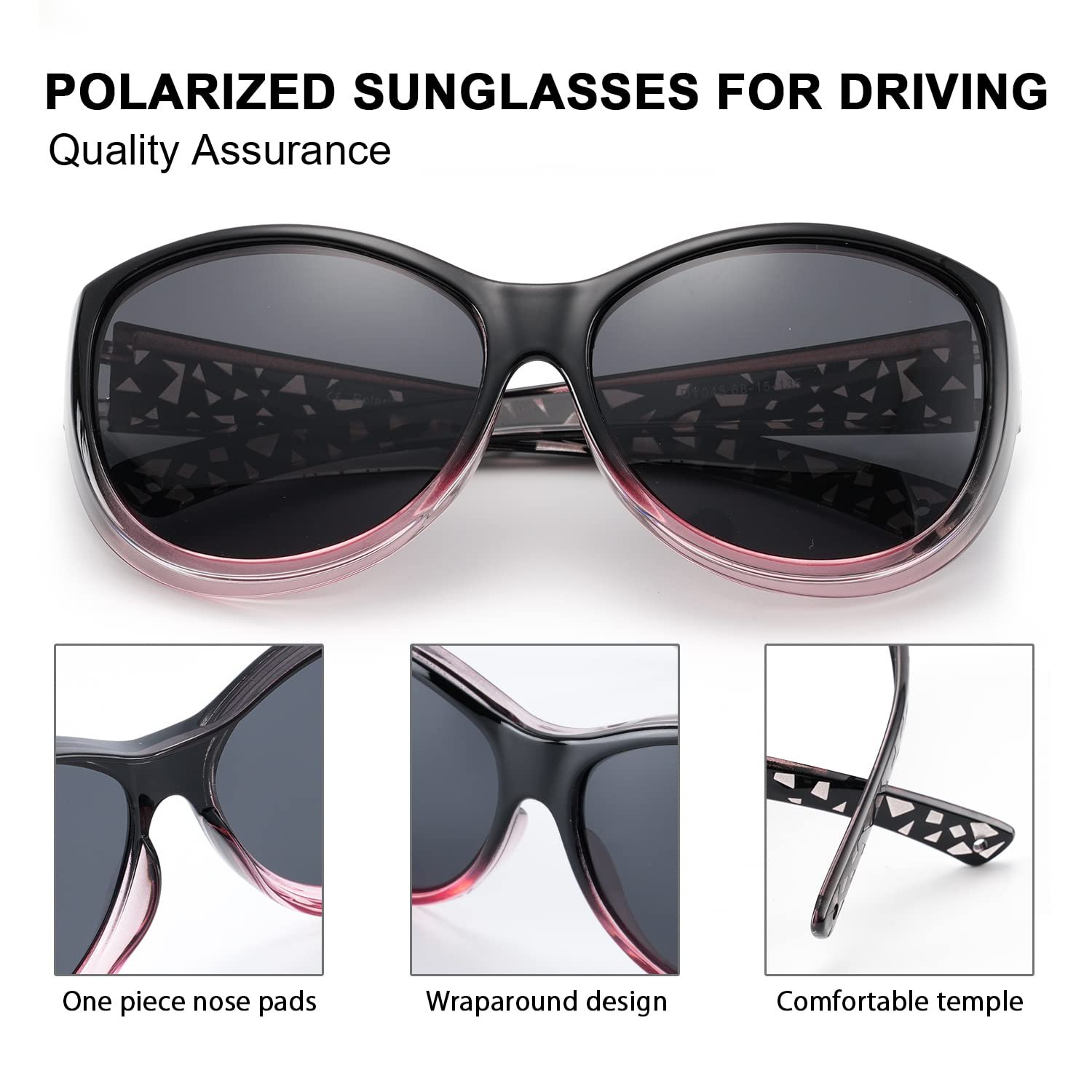 Поляризовані сонцезахисні окуляри-кліпони для жінок/чоловіків SIPHEW, фото №5