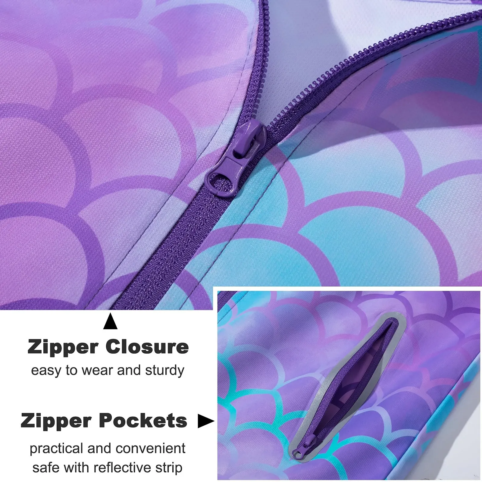 Дитяча дощова куртка з капюшоном для весни та осені, фото №4