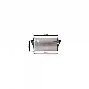 Інтеркулер VAN WEZEL 37004491 для FIAT OPEL, для автомобілів з кондиціонером - Фото 1