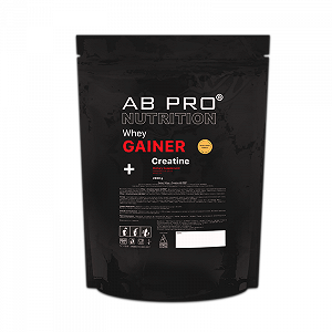 Гейнер AB PRO Whey + Creatine Gainer 2000 г "клубника" (WPCG2000ABST) - Фото 1