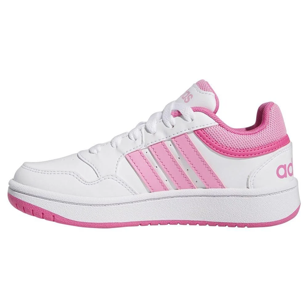 Кросівки дитячі adidas Hoops 3.0 FTWR White-Bliss Pink-Pulse Magenta, фото №4