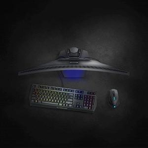 Монітор Dell S2722DGM 27 дюймів WQHD 2560x1440 Геймерський Зігнутий 165 Гц 16:9 1мс 2x HDMI Чорний synthetic.ua - Фото 1