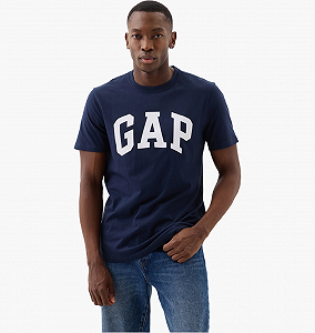 Футболка Gap Everyday Soft Crewneck Синий S - Фото 1