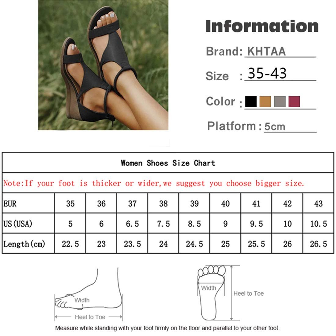 Босоніжки CrEev жіночі літні пляжні на платформі з відкритим носком, фото №5