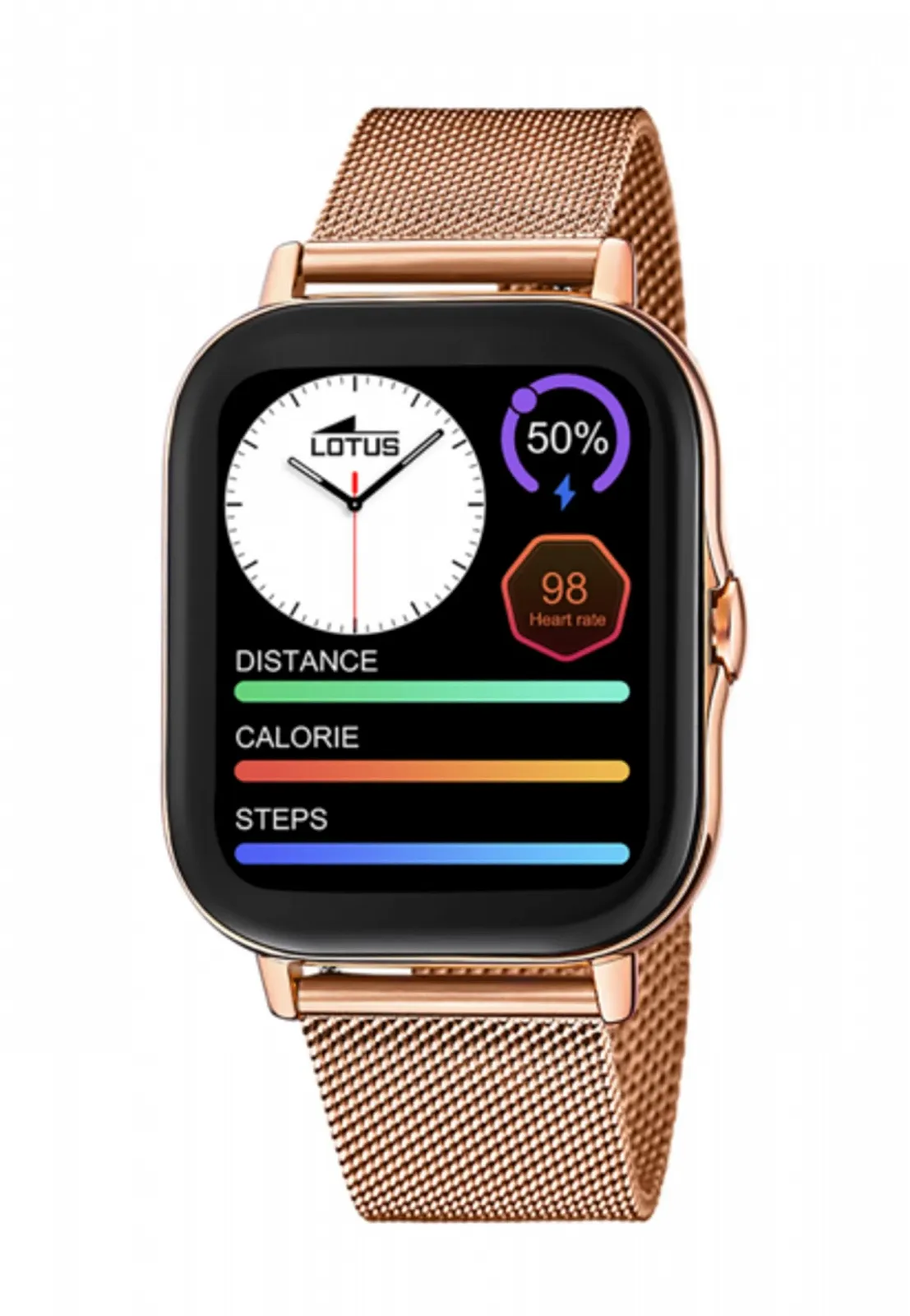 Смарт-годинник Lotus Жіночий Сталь Рожеве Золото 44.2 мм 50045/1, фото №1
