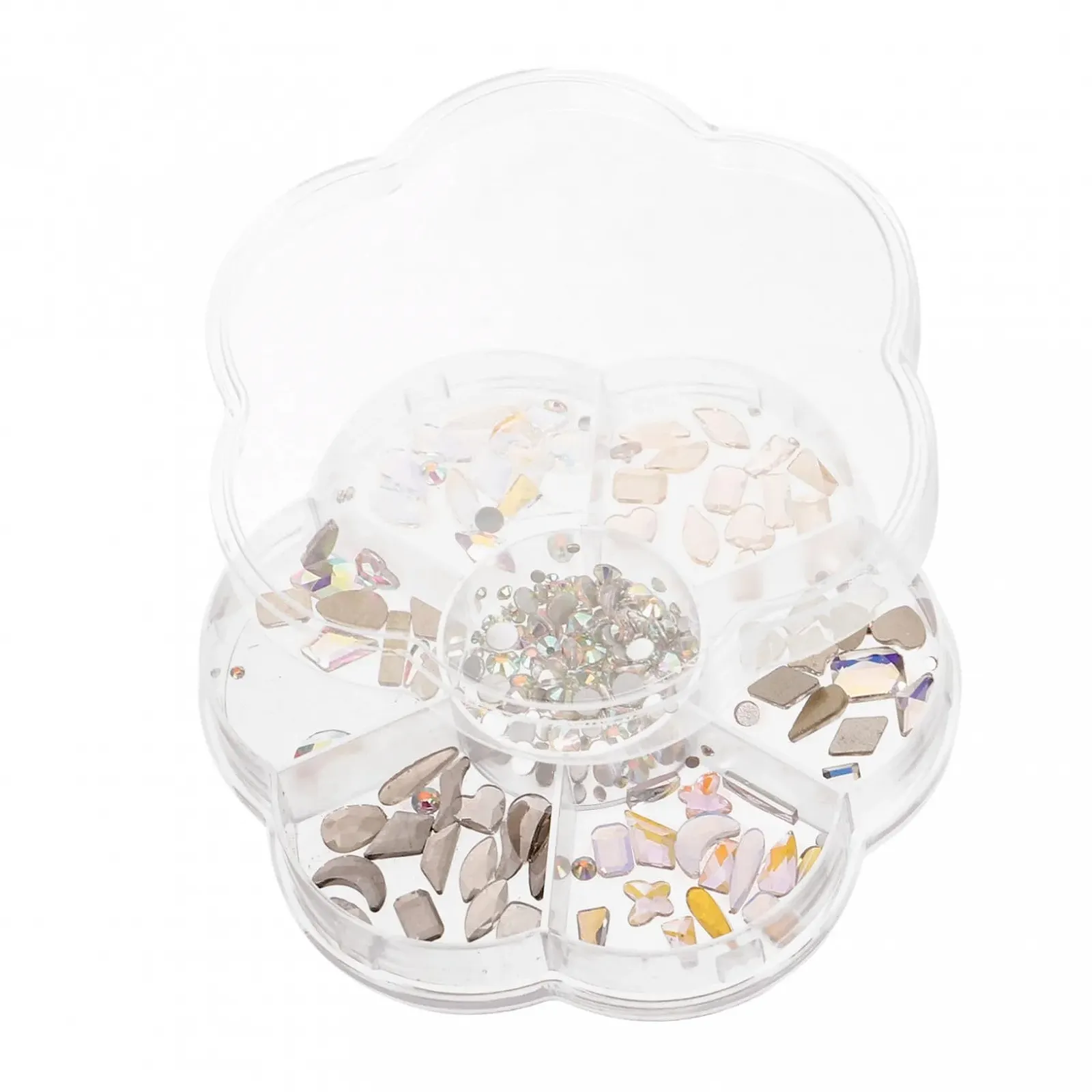 Стрази для нігтів 7gitter нерегулярні прикраси для манікюру з блискучими стразами, фото №1