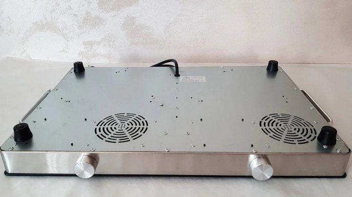 Электрическая плита Crownberg CB-1327 настольная инфракрасная на 2 конфорки по 2000 Вт, фото №2