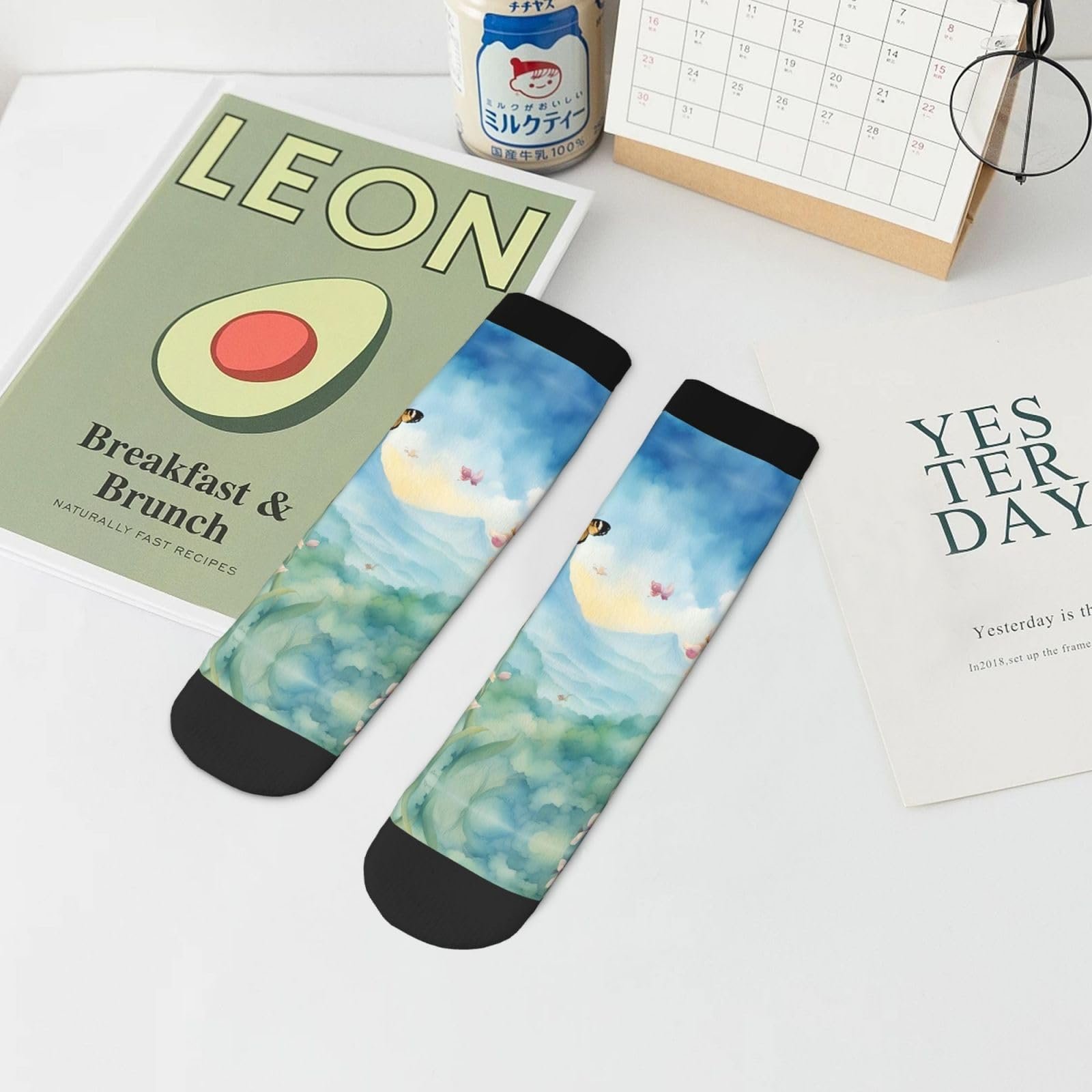 Шкарпетки Квітка Орхідея Метелик One Size, фото №8