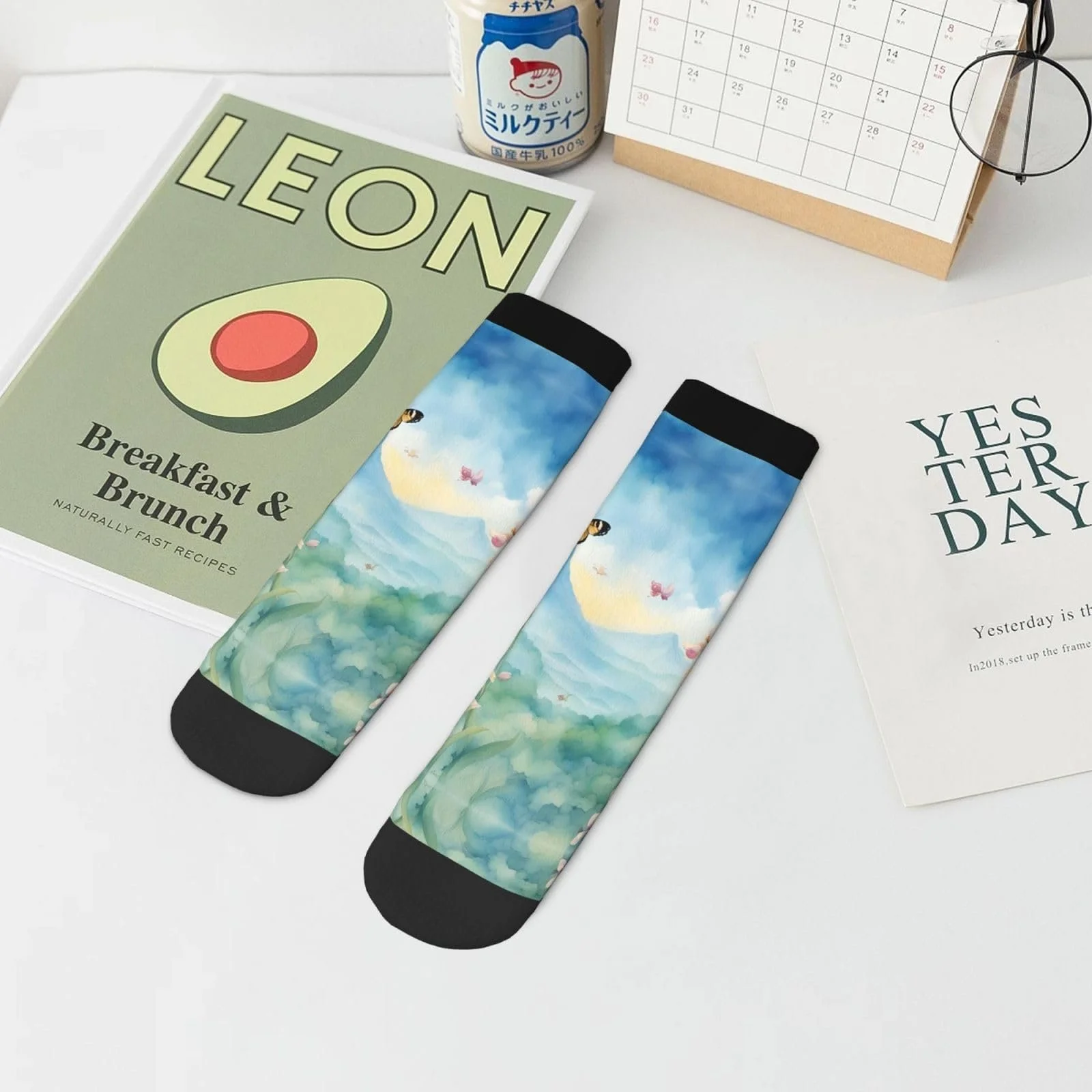 Шкарпетки Квітка Орхідея Метелик One Size, фото №8