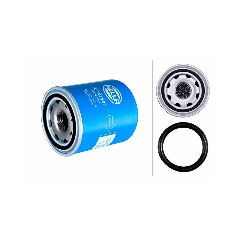 Патрон осушителя воздуха, пневмосистема HELLA 8ZD 358 334-041 DAF, фото №1